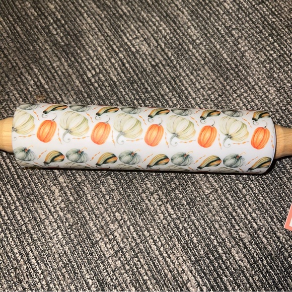 Harvest Deco Rolling Pin New NIP Read description - Picture 3 of 4